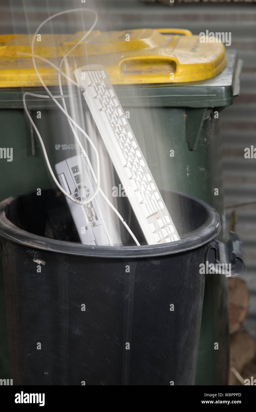 Laptop e waste hi-res stock photography and images - Alamy