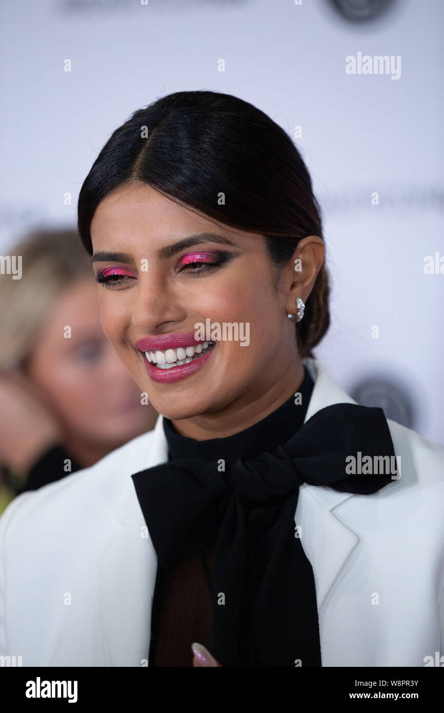 Los Angeles, USA. 12th Sep, 2018. Priyanka Chopra attends Beautycon Los Angeles 2019 Pink Carpet at Los Angeles Convention Center on August 10, 2019 in Los Angeles, California. Credit: The Photo Access/Alamy Live News Stock Photo
