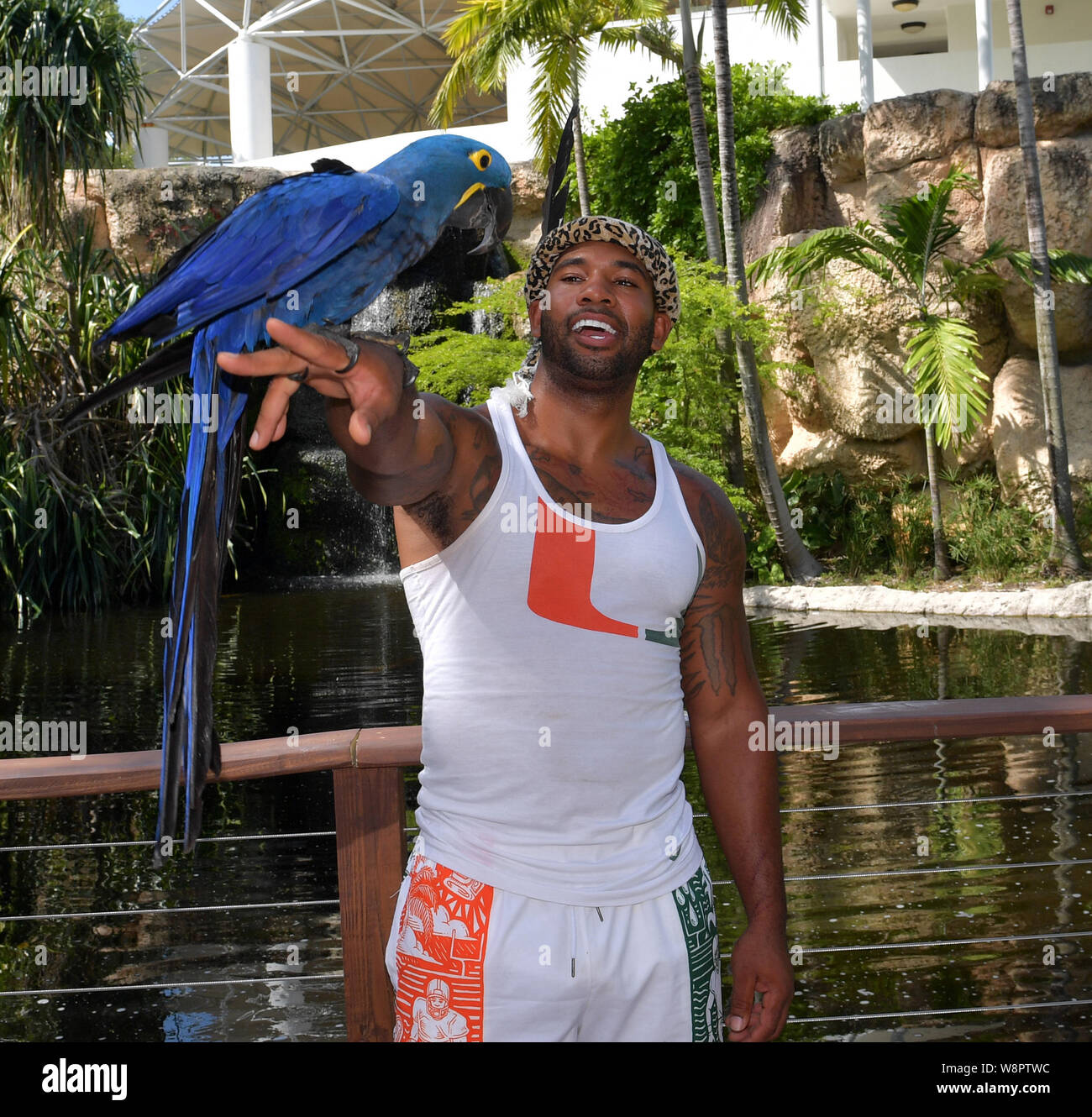The Real Tarzan MIAMI, FL - JULY 12: Michael Holston, is the 24-Year-Old Zookeeper who