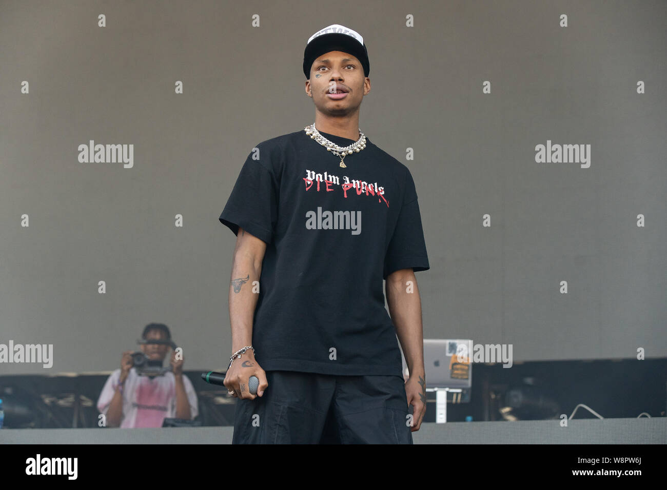 Canadian rapper Night Lovell performing at Breakout Festival day 1 at ...