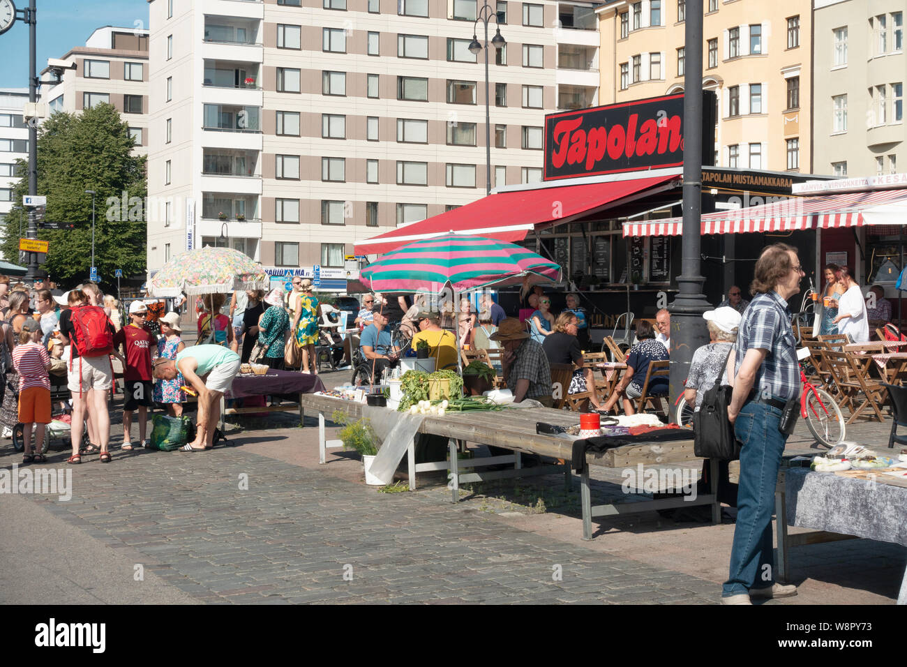 Laukontori square in Tampere Finland Stock Photo Alamy