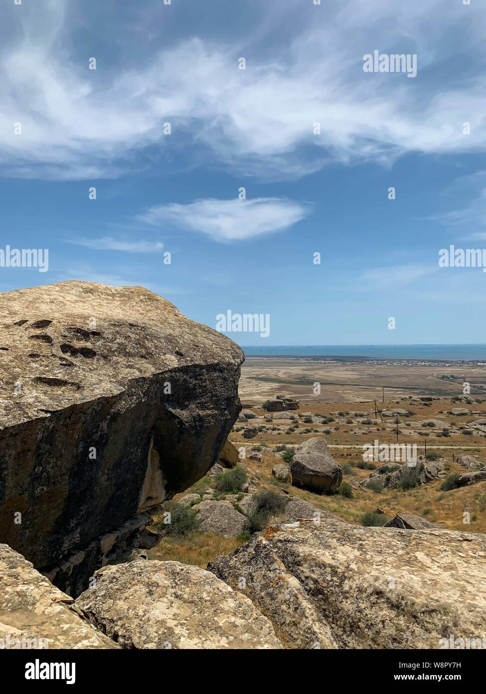 Rock formation in Baku, Azerbaijan Stock Photo