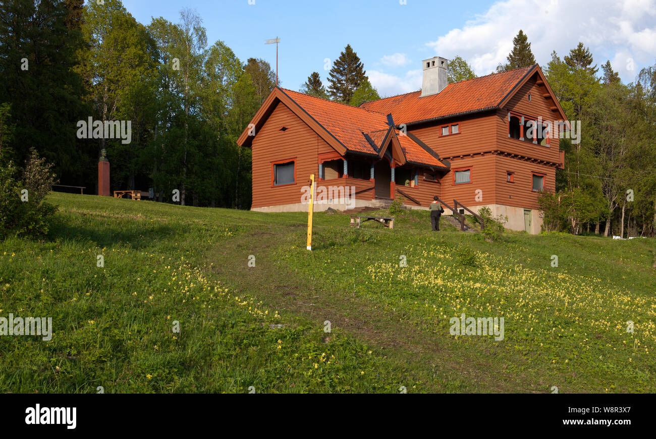FRÖSÖN, SWEDEN ON JUNE 03, 2019. View of the Composer Wilhelm Peterson