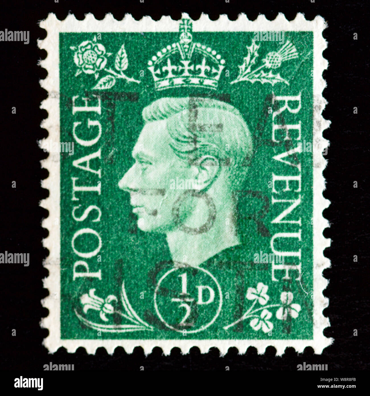 Great Britain Postage Stamp King VI Stock Photo Alamy