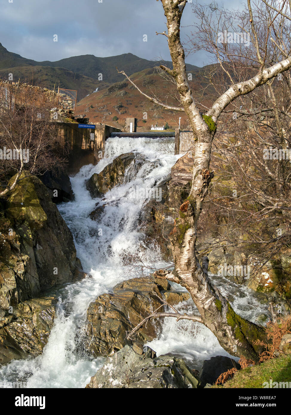 Waterfall dam hi-res stock photography and images - Alamy