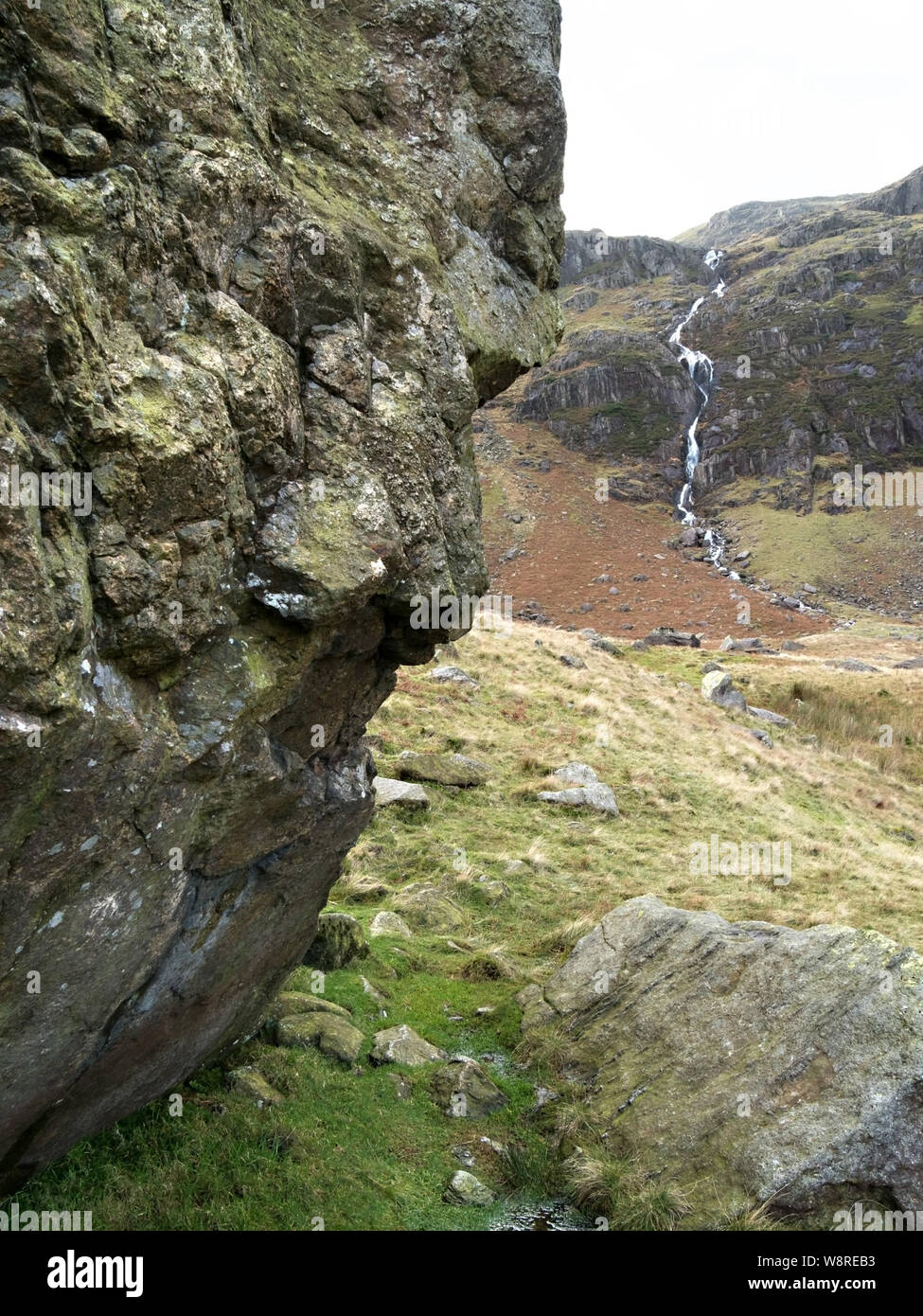 Low view waterfall and rock hires stock photography and images Alamy