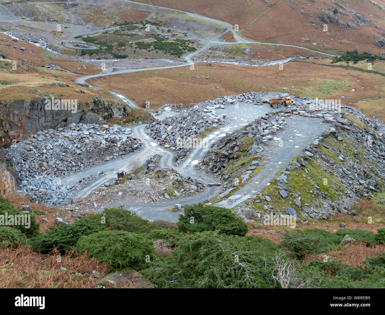 Slate quarry workings hires stock photography and images Alamy