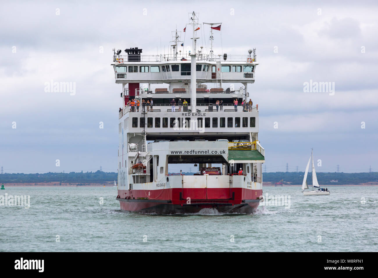 Red funnel vehicle ferry hires stock photography and images Alamy