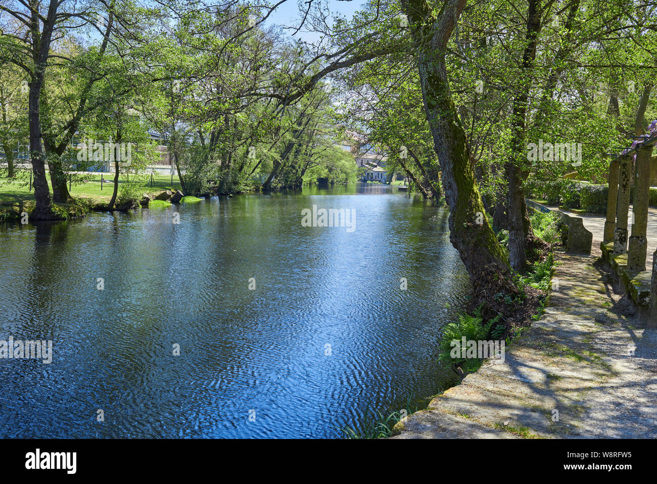 The Allariz River Stock Photo - Alamy