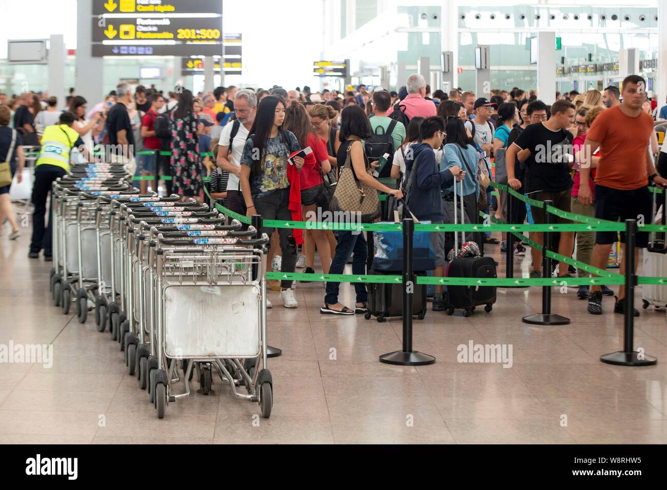 Airport Security Check Spain Stock Photos & Airport Security Check