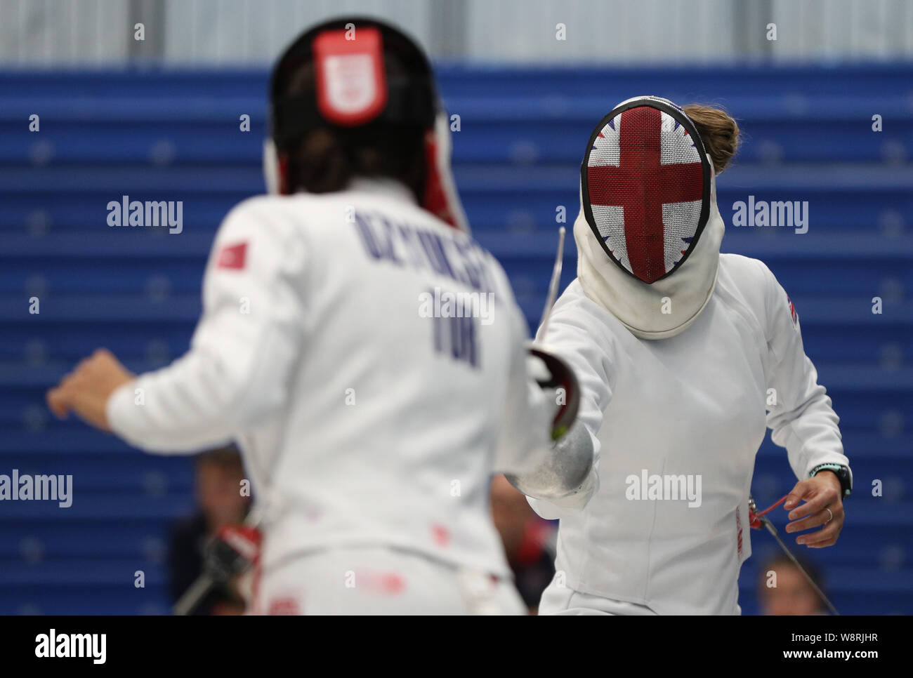 Great Britain's Joanna Muir (right) against Turkey's Ilke Ozyuksel