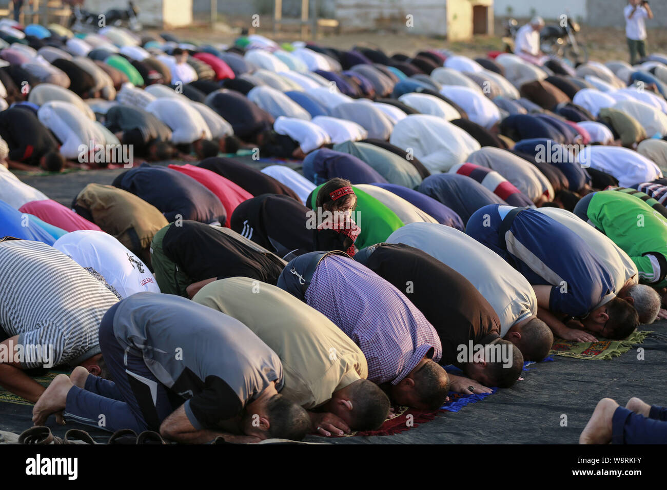 Muslims In Gaza Gaza City, Palestinian Territories. 11th Aug, 2019. Palestinian Muslims ...