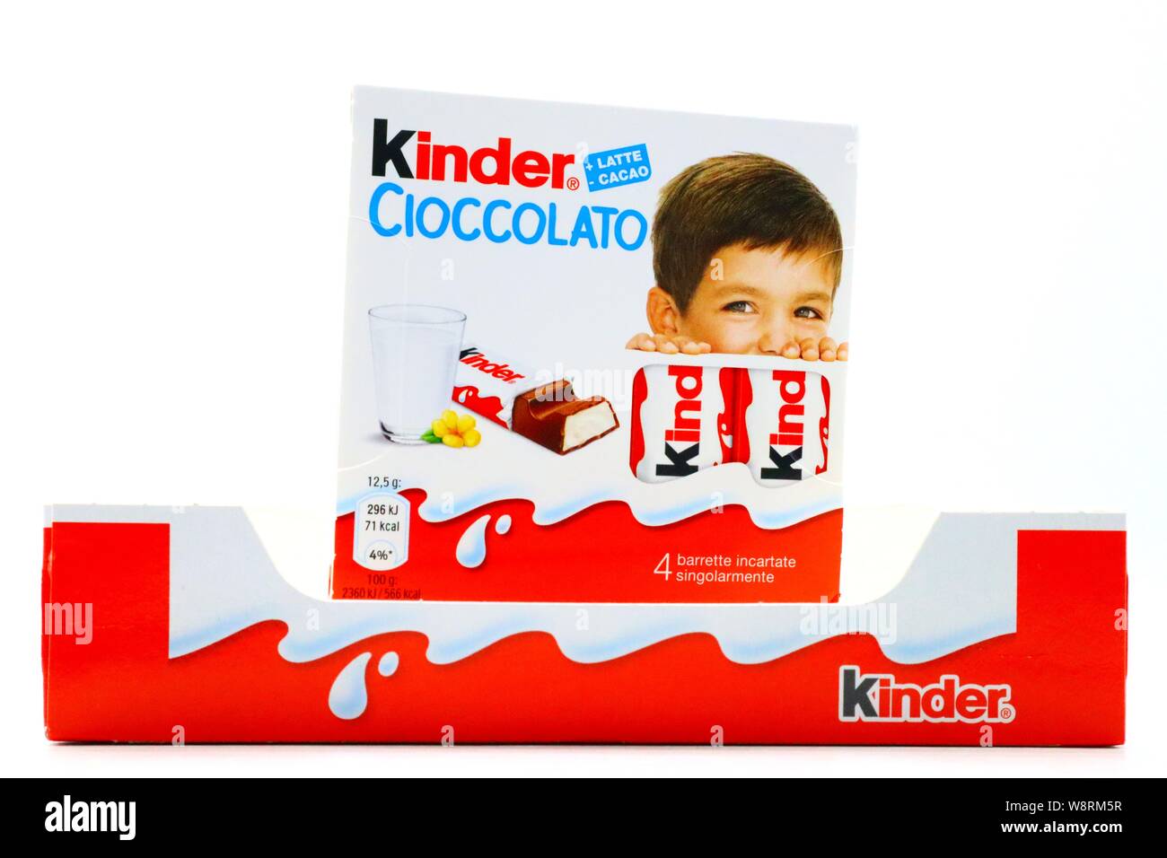 Kinder Chocolate Bars. Kinder is a brand of products made in Italy by