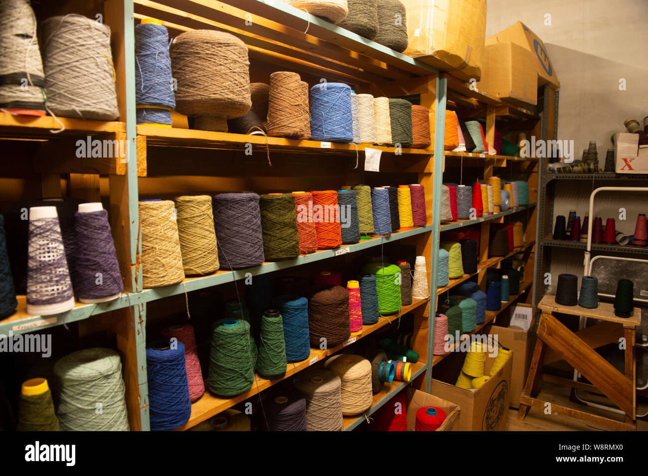 Inside the factory Laurence Odie Knitwear in the village of Hoswick  Shetland that produce knitwear for fashion houses around the world Stock  Photo - Alamy