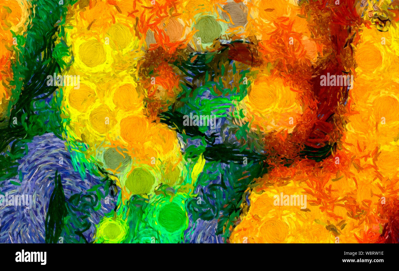 Download Oil Pastel Modern Art Paintings Easy To Draw PNG