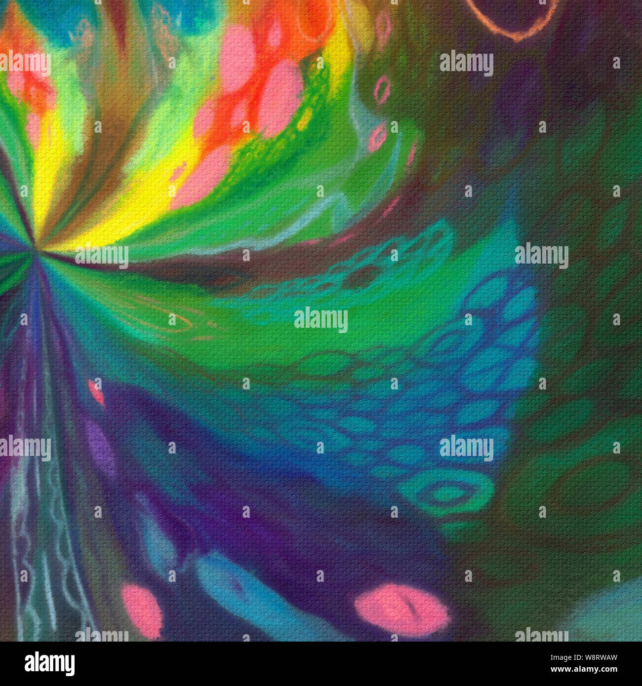 Colorful Oil Painting Abstract Art Texture With Brush Strokes