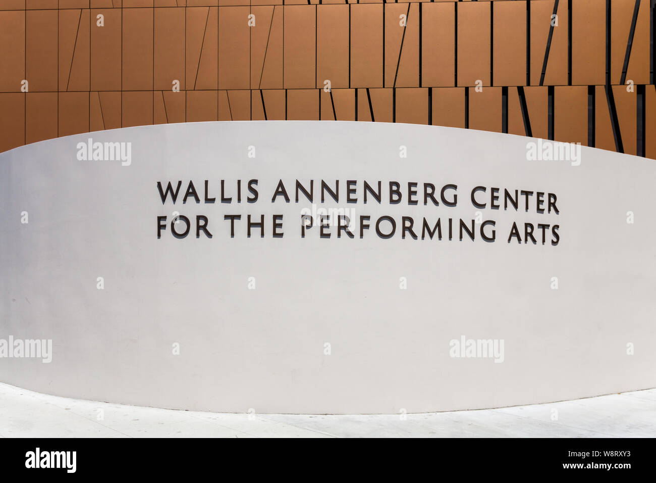 BEVERLY HILLS, CA/USA - MAY 10, 2015: The Wallis Annenberg Center for the Performing Arts. The Annenberg Center is a community arts center in Beverly Stock Photo