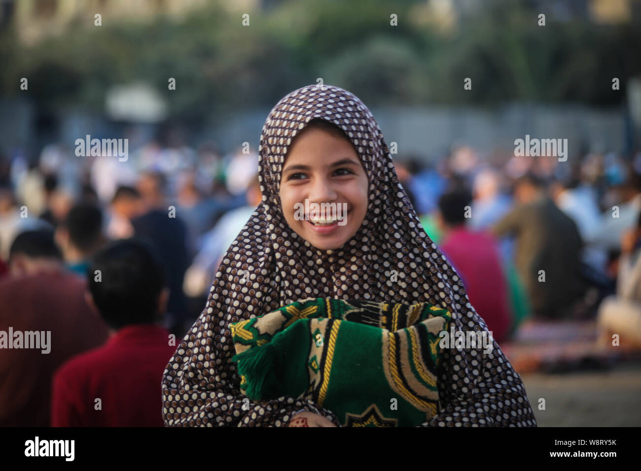 Muslims In Gaza Gaza, Palestine. 11th Aug, 2019. Palestinian Muslims attend a morning ...