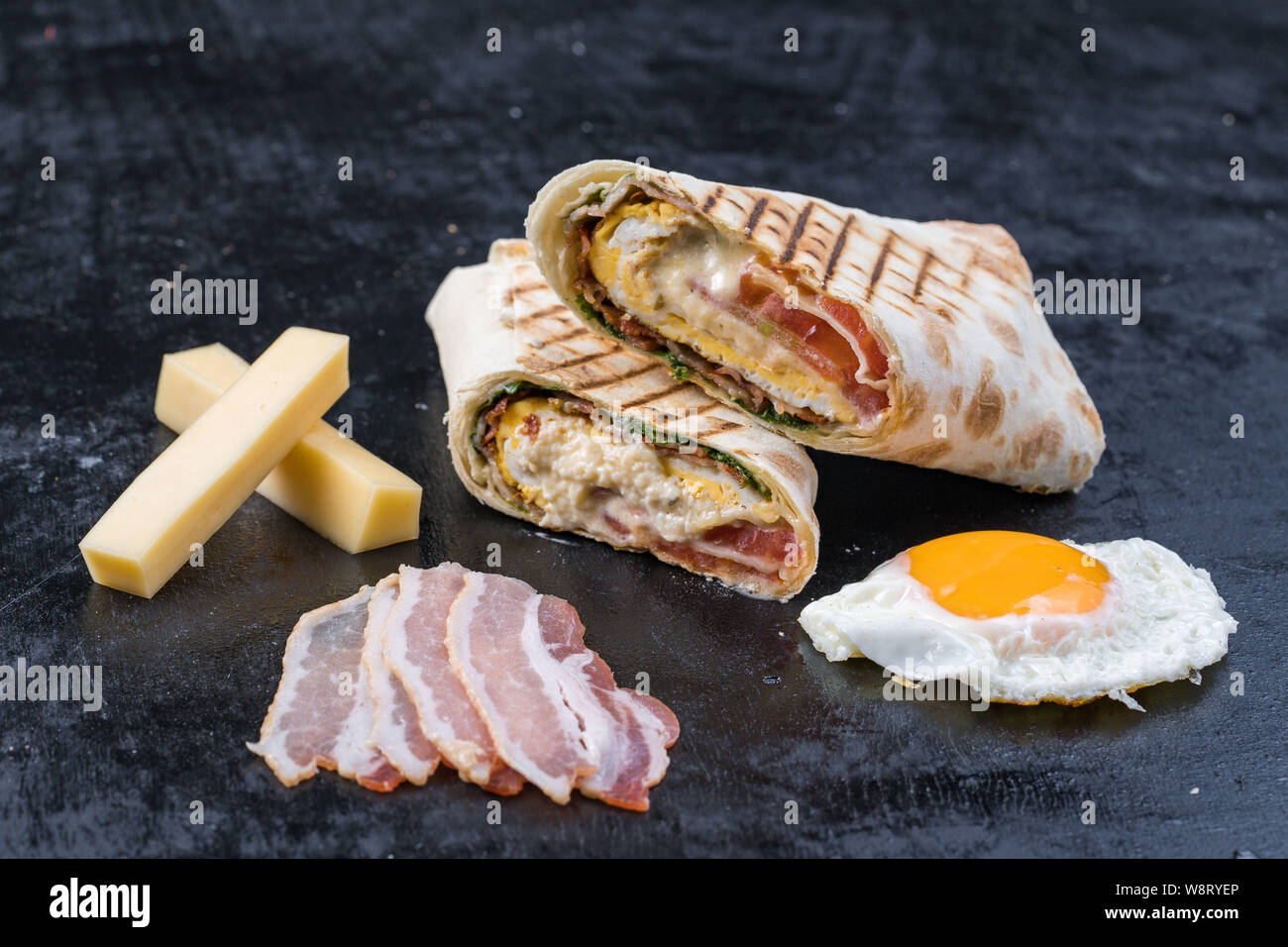 Shawarma sandwich gyroscope fresh roll of lavash Lavash chicken beef Shawarma falafel recipe tin