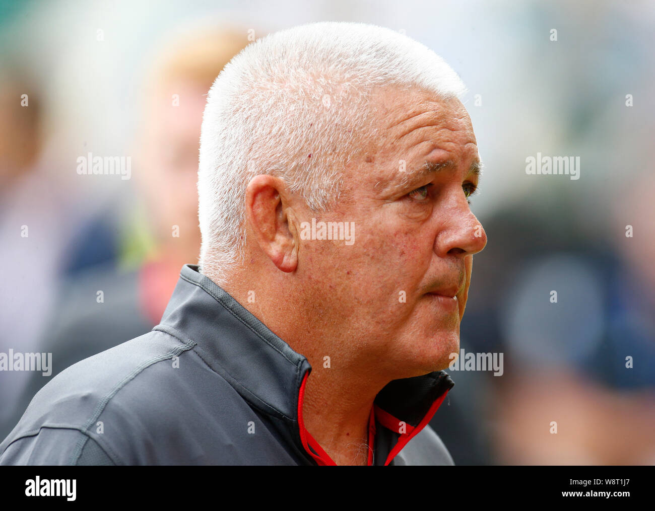 London, UK. 11th Aug, 2019. LONDON, ENGLAND. AUGUST 11: Wales Head Coach Warren Gatland during Quilter International between England and Wales at the Twickenham stadium on August 11, 2019 in London, England. Credit: Action Foto Sport/Alamy Live News Stock Photo