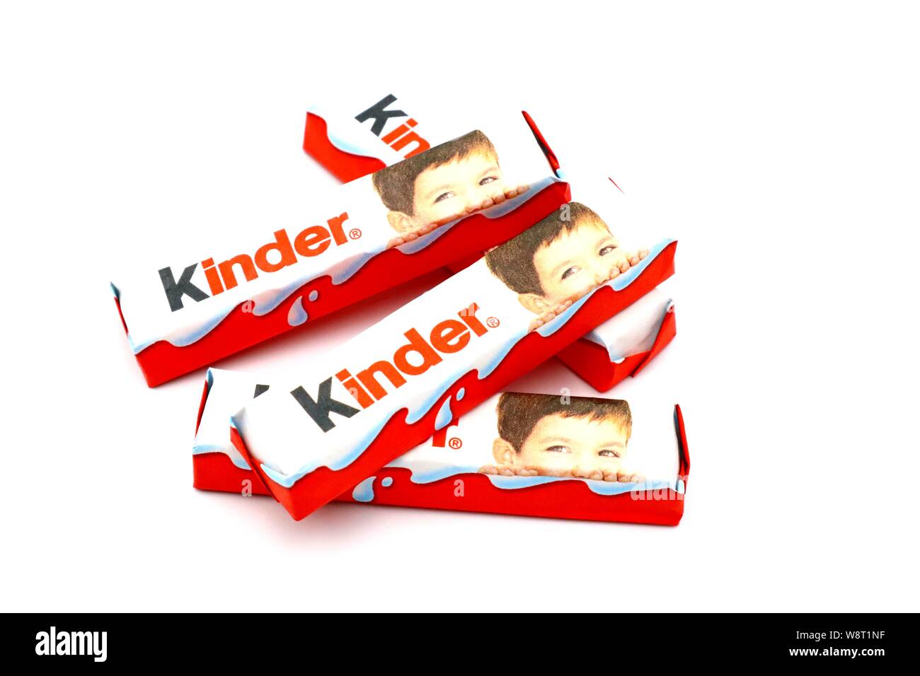 Kinder bueno white background Cut Out Stock Images & Pictures - Alamy