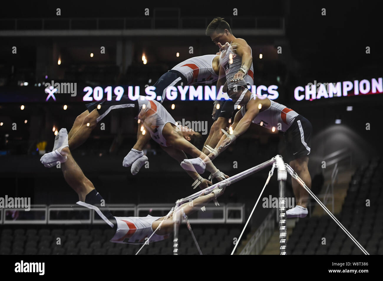 August 10, 2019, Kansas City, Missouri, US: ALEX DIAB warms up on the ...
