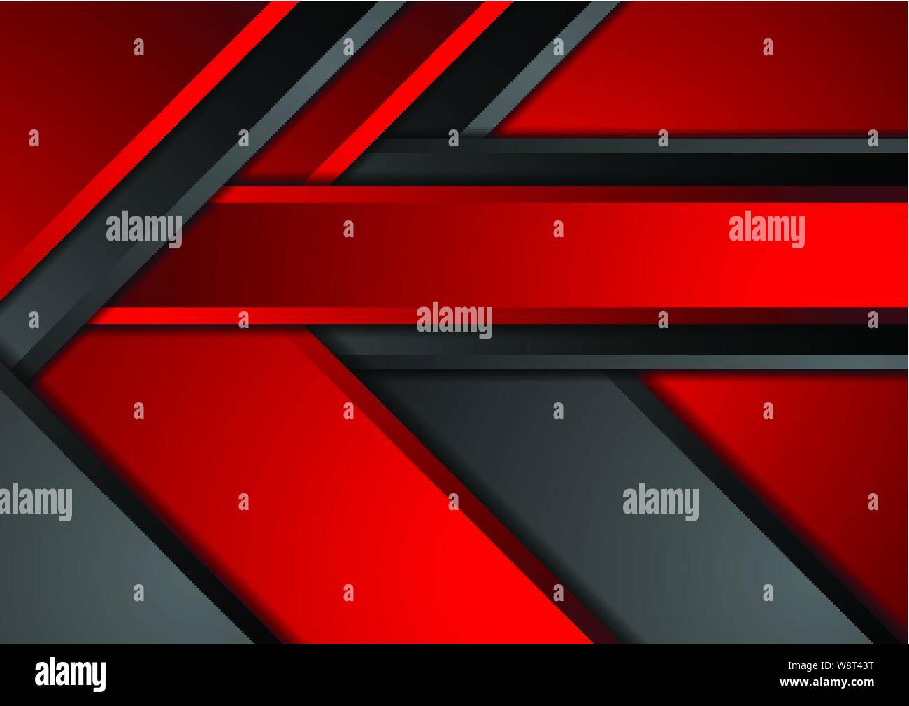 Contrast red and black abstract corporate tech vector background Stock ...