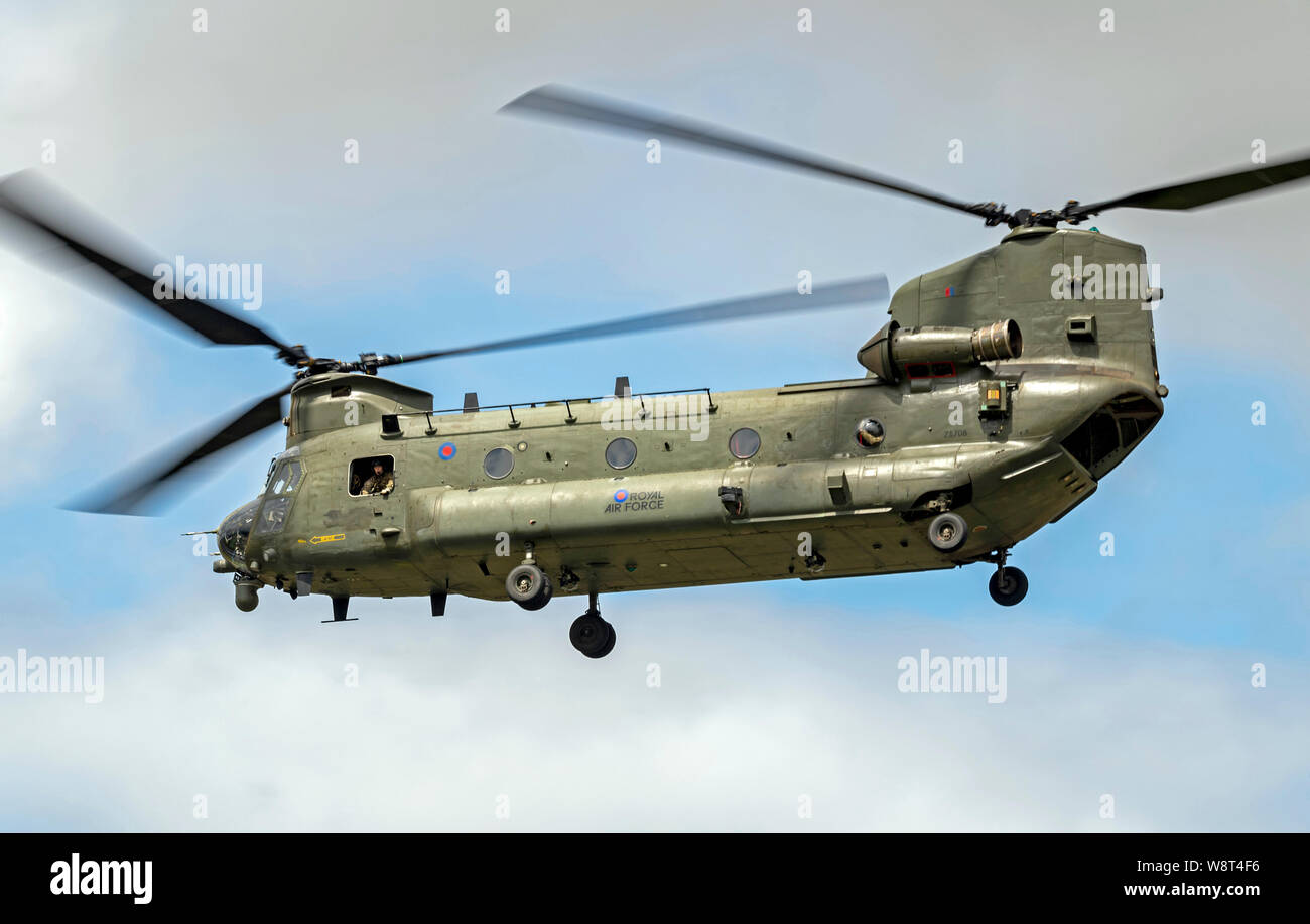 RAF Chinook Display at the Royal International Air Tattoo 2019 Stock Photo