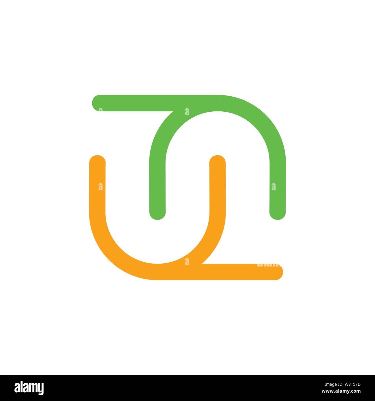 simple geometric vector design concept Stock Vector
