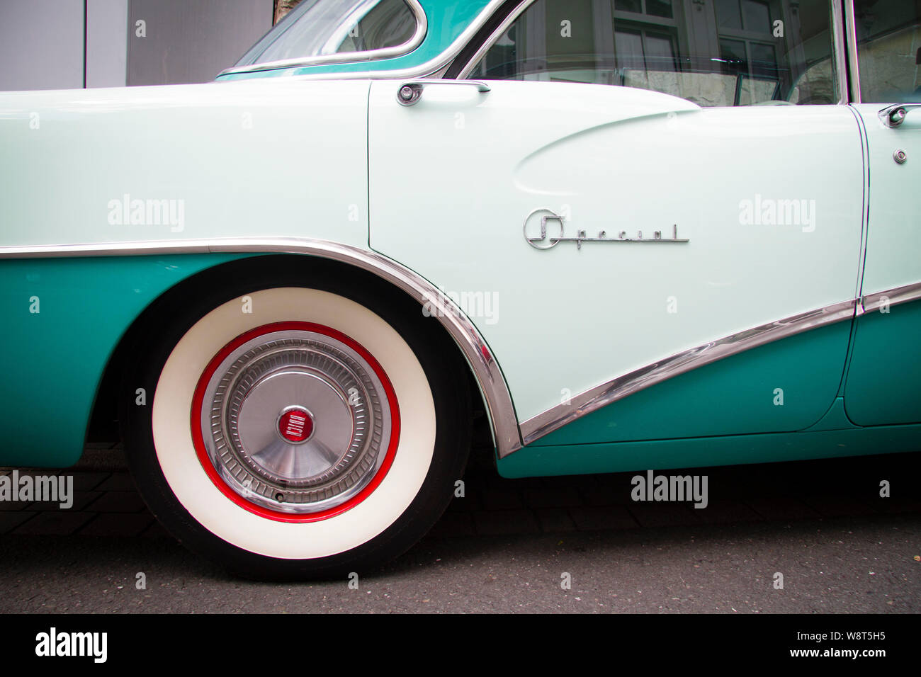 1955 Buick Special, Germany.  1955er Buick Special, Deutschland. Stock Photo