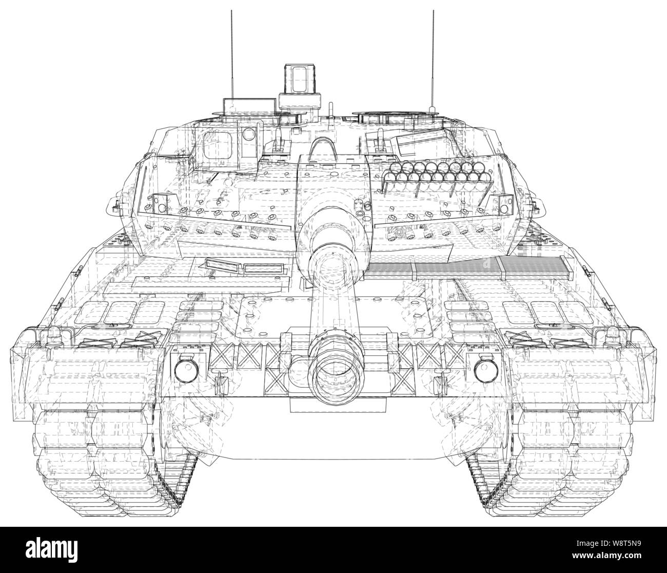 Armored vehicle art Black and White Stock Photos Images Alamy