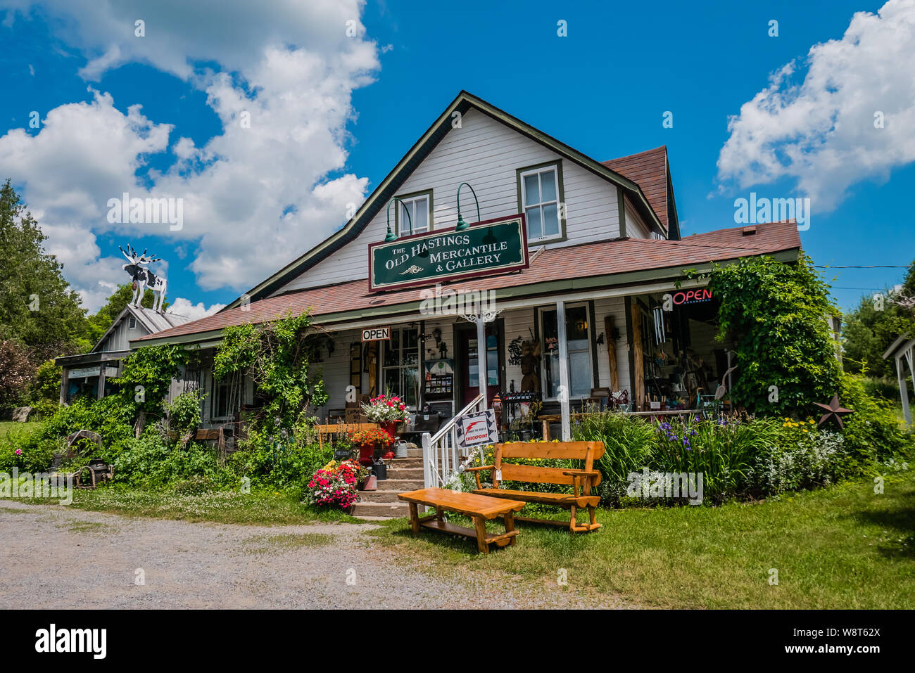 old hasting mercantile and gallery is an anique shop located in the coe