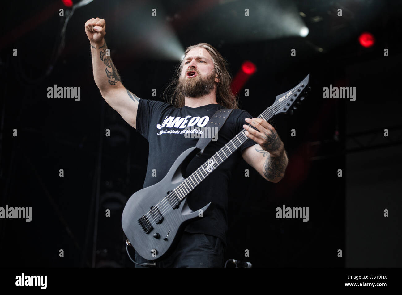 Hypocrisy perform live on stage at Bloodstock Open Air Festival, UK, 11th Aug, 2019. Stock Photo