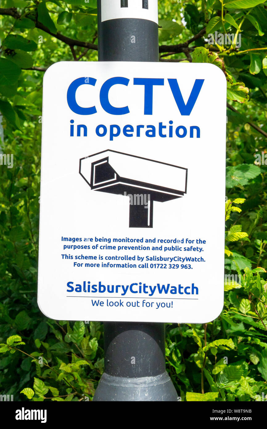 CCTV surveillance camera sign Stock Photo Alamy