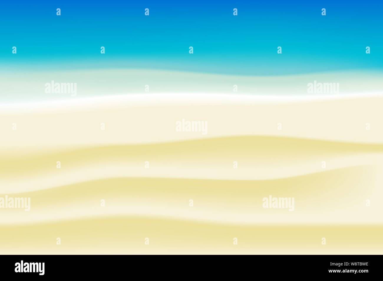 Sunny beach with pleasant to the touch sand. Background for summer concept,  design. Vector illustration Stock Vector Image & Art - Alamy