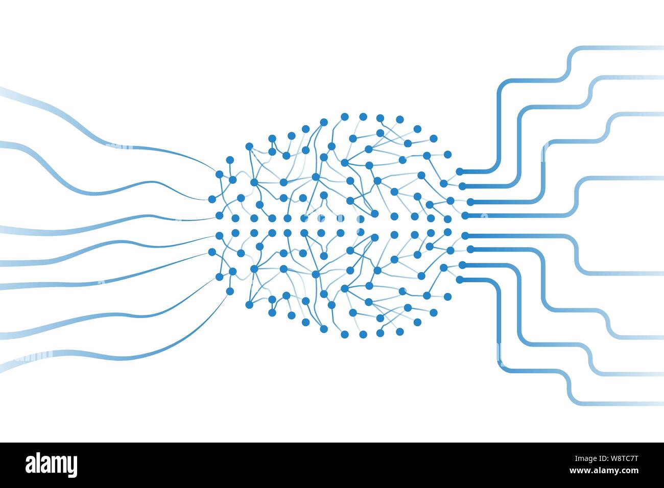 Deep learning artificial neural networks that form shape as human brain ...