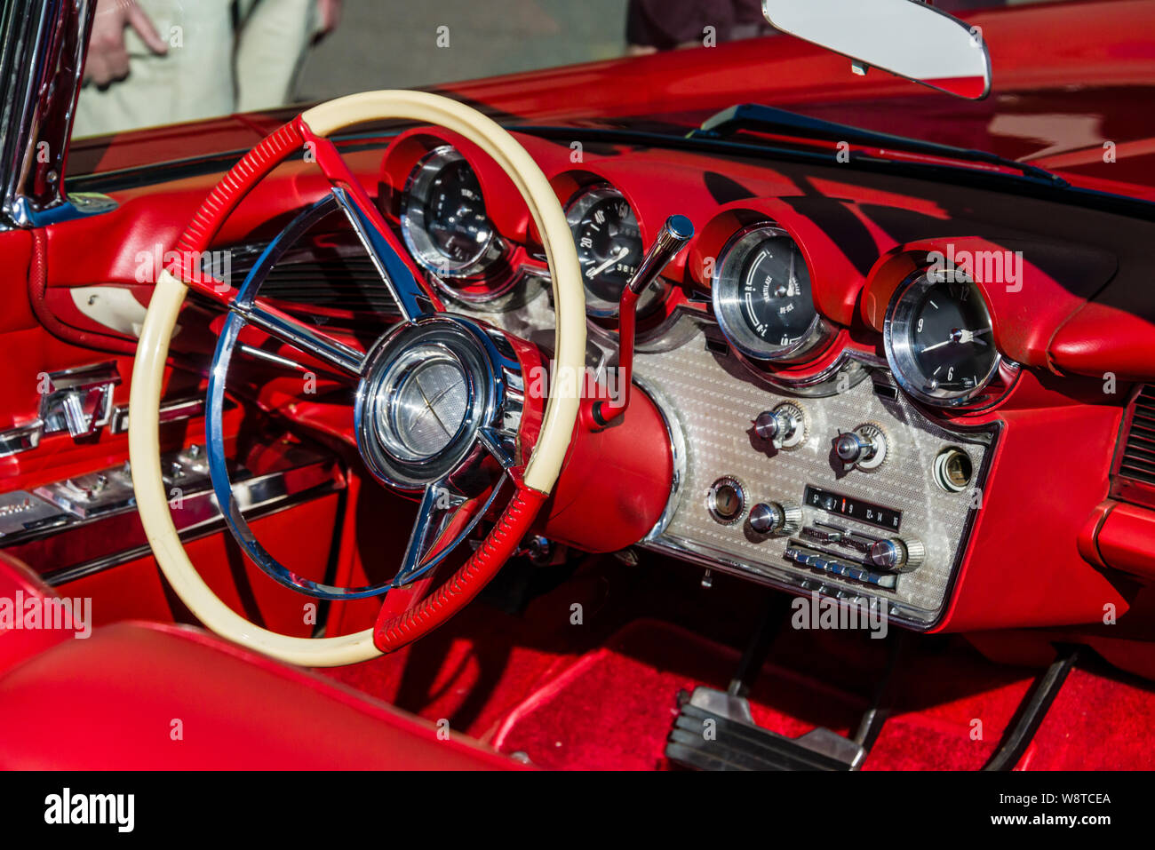 RM Sotheby's (formerly RM Auctions) 1960 Lincoln Continental Mark V Convertible Stock Photo