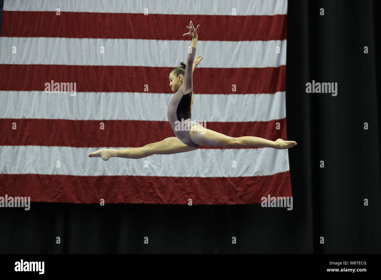August 9, 2019: Gymnast Levi Jung-Ruvivar during day one of the junior ...