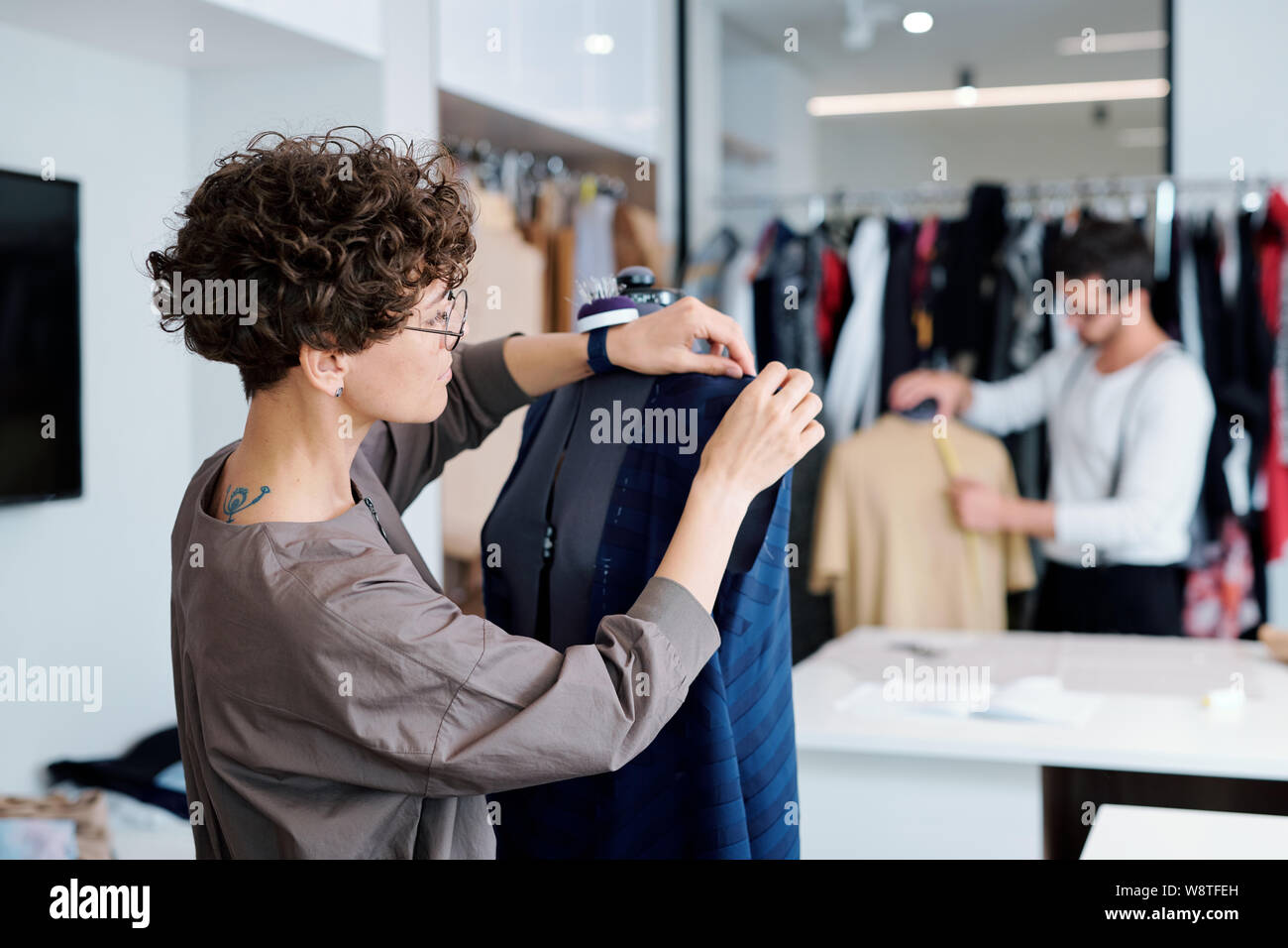 Textile retail business hires stock photography and images Alamy