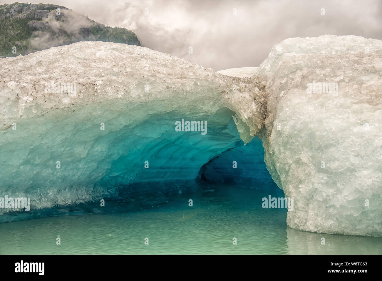 Baird Glacier, Thomas Bay, Petersburg, Alaska Stock Photo