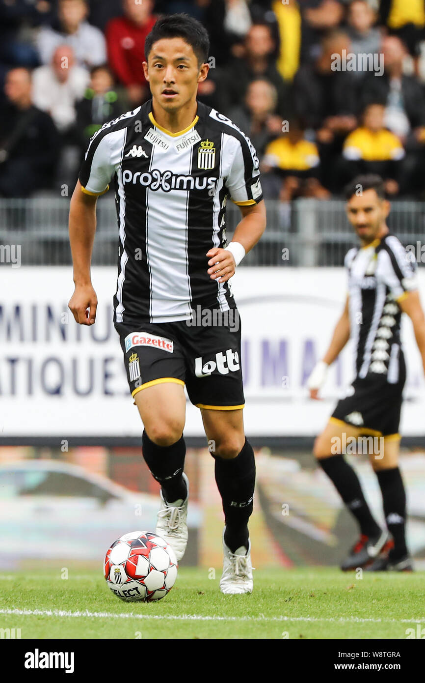 Charleroi, Belgium. 11th Aug, 2019. Ryota Morioka of Charleroi in action  during the Jupiler Pro League match day 3 between Sporting Charleroi and  Royal Antwerp Fc on August 11, 2019 in Charleroi,