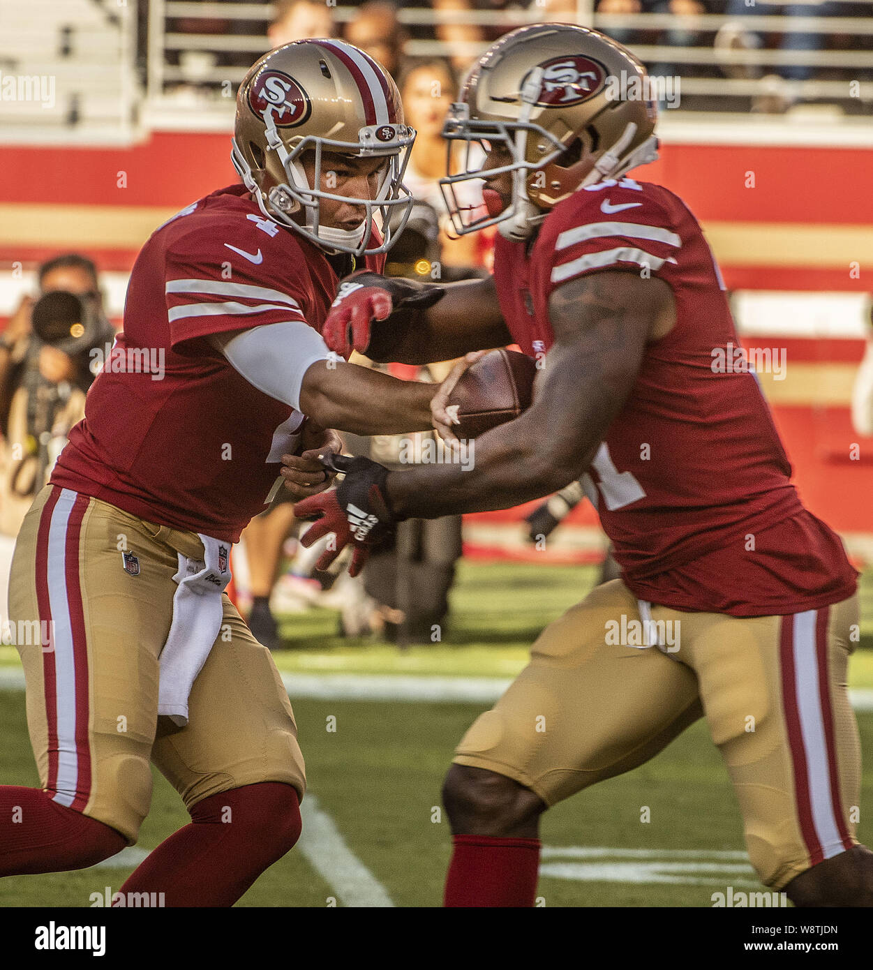 Santa Clara, California, USA. 24th Dec, 2022. Washington Commanders  defensive tackle Daron Payne (94) tackles San Francisco 49ers quarterback  Brock Purdy (13) after he passes ball on Saturday, December 24, 2022, at