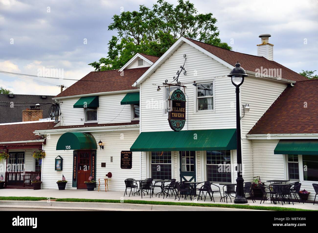 Long Grove, Illinois, USA. A restaurant and tavern in the quaint