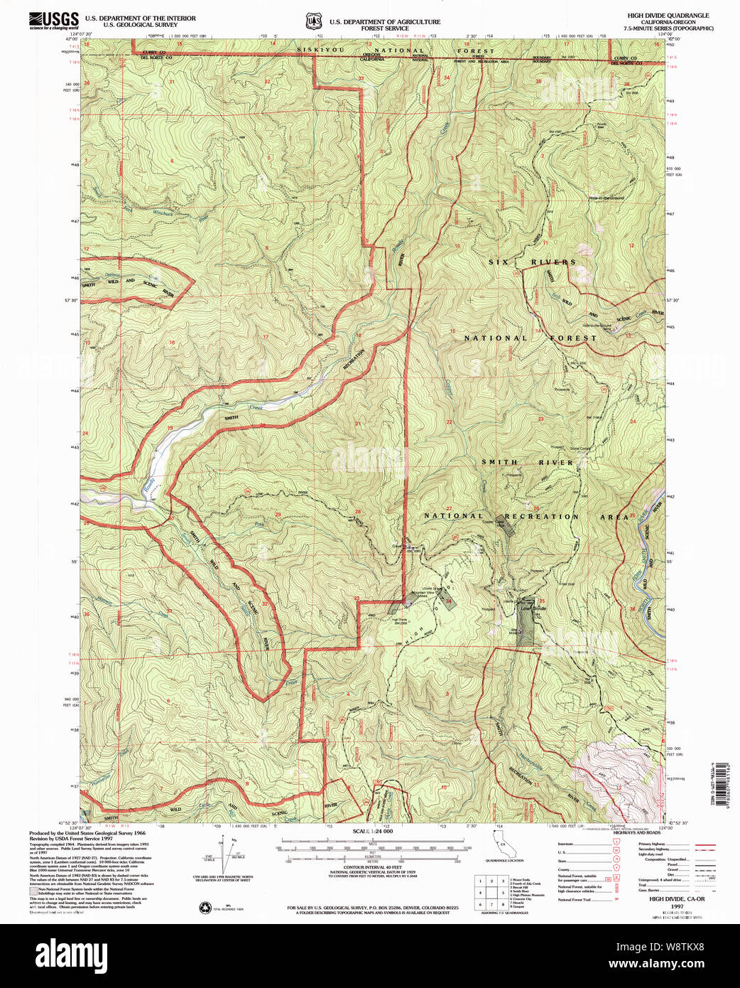 Map united states divide hi-res stock photography and images - Alamy