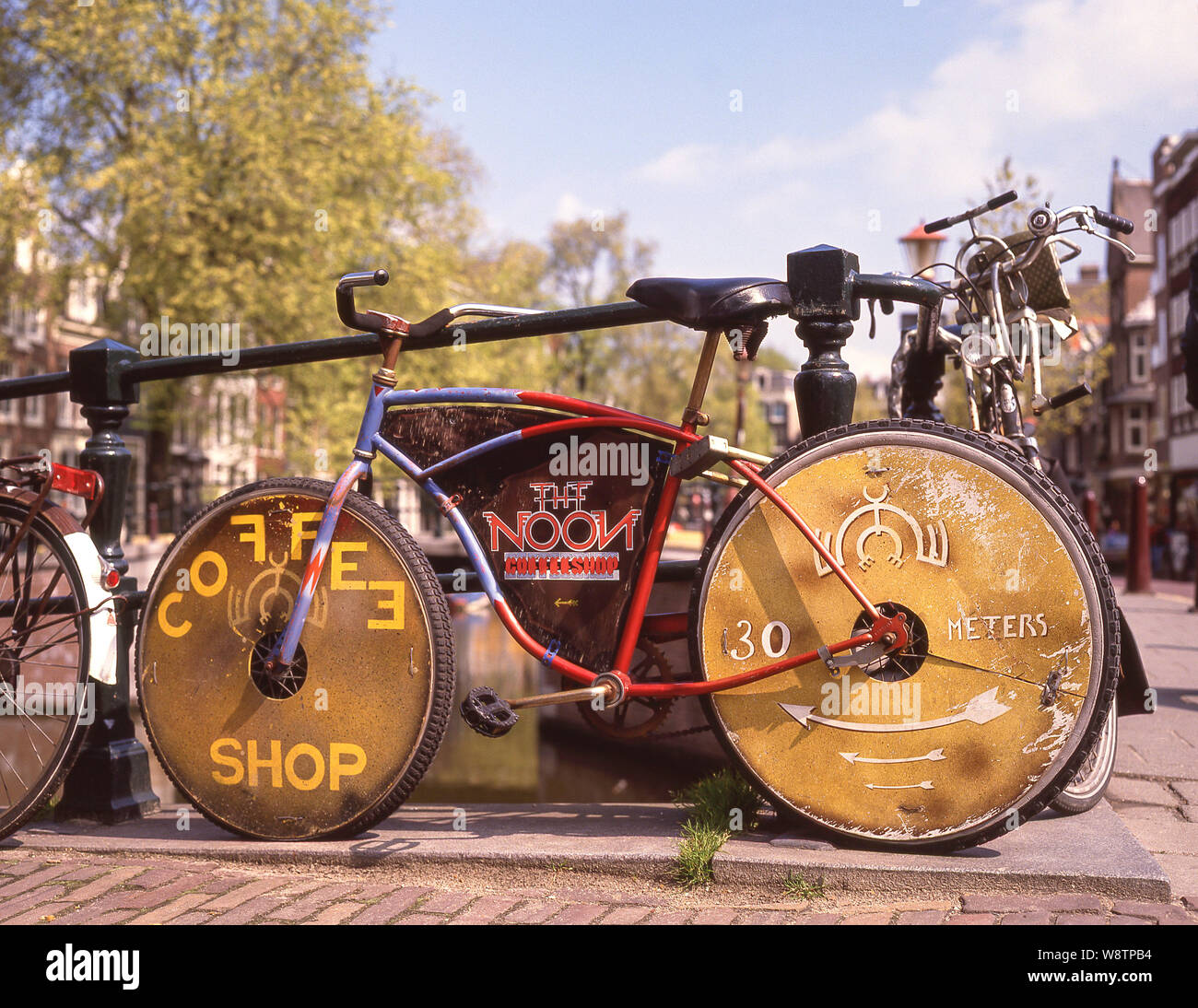 Coffee Shop Sign Amsterdam Netherlands High Resolution Stock