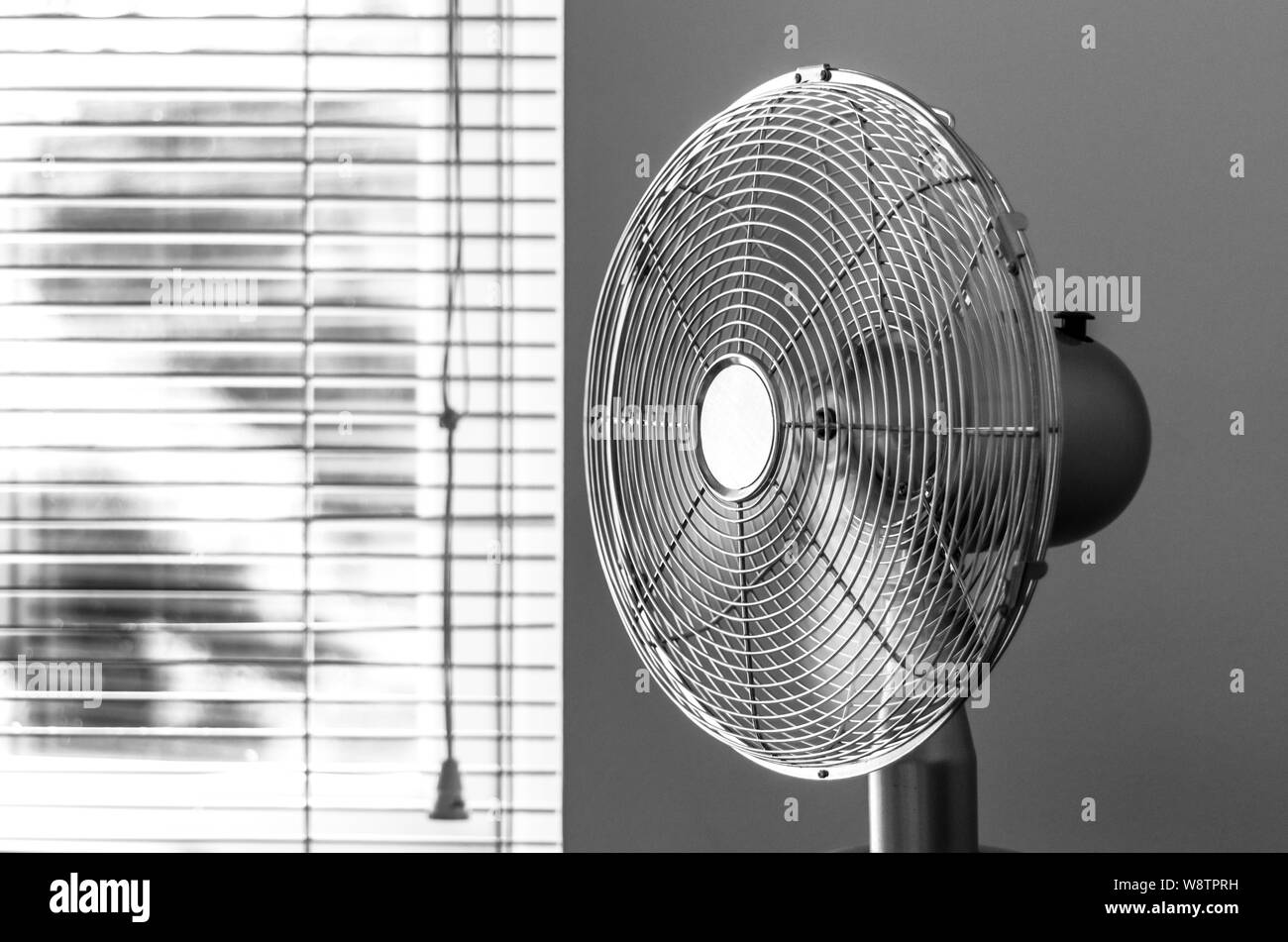 A cooling fan indoors Stock Photo