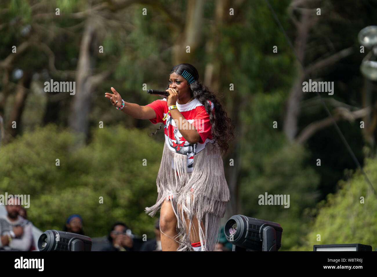 SAN FRANCISCO, CALIFORNIA - AUGUST 10: Rapper Tierra Whack performs ...