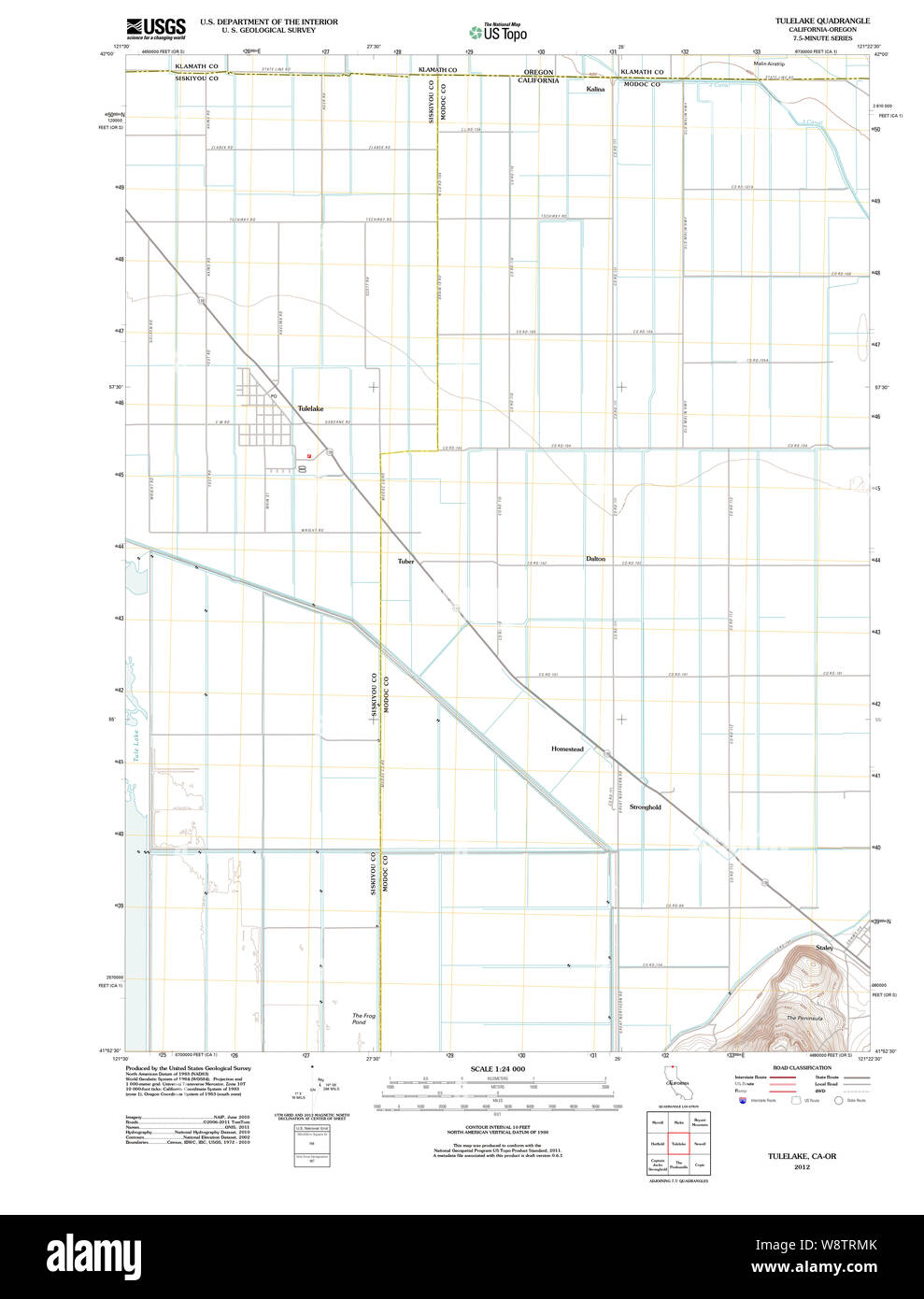 Topographic map california hires stock photography and images Alamy