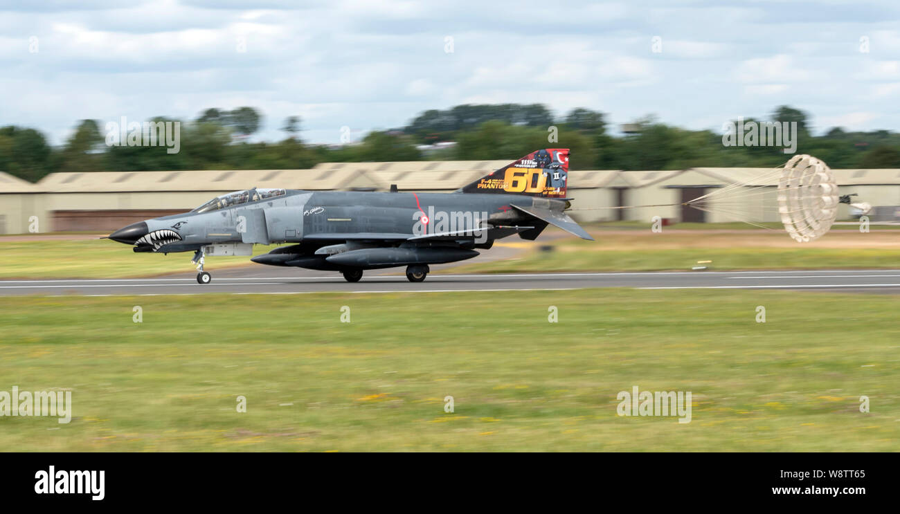 Turkish F-4E Phantom at the Royal International Air Tattoo 2019 Stock Photo