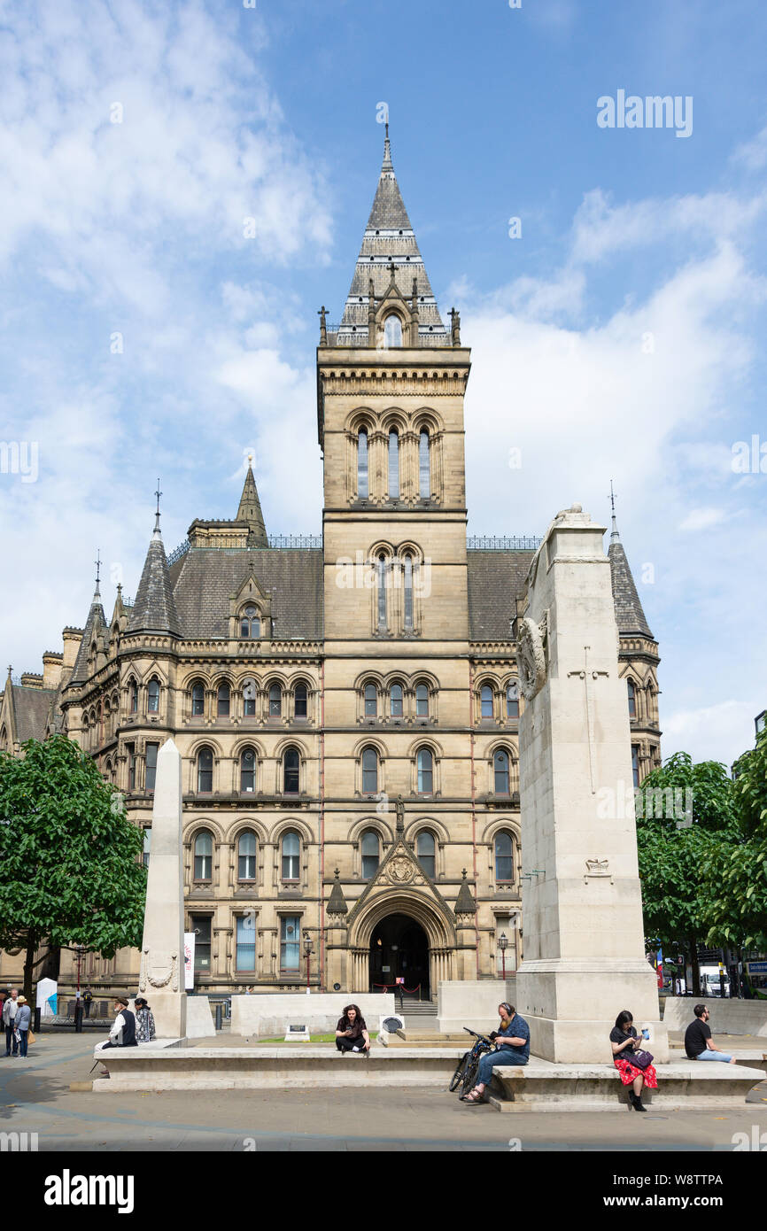 Manchester Town Hall, St Peter's Square, Manchester, Greater Manchester, England, United Kingdom Stock Photo